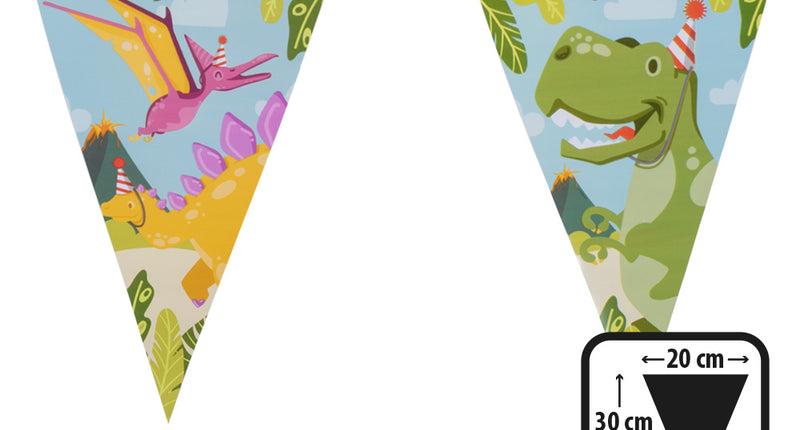 Boland PE vlaggenlijn Dino party