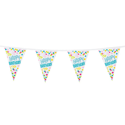 Boland PE vlaggenlijn 'Happy birthday'
