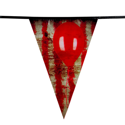 Boland PE vlaggenlijn Horror clown
