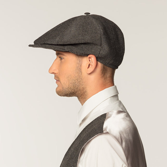 Boland Peaky Blinders pet plat grijs