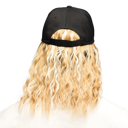 Boland Pet Casey met pruik zwart/blond