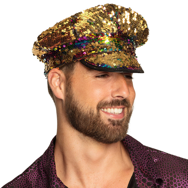 Boland Pet Kapitein regenboog goud