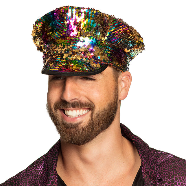Boland Pet Kapitein regenboog goud