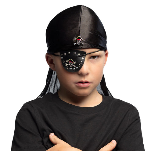 Boland Piraten hoofddoek met ooglapje
