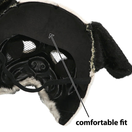 Boland Pluche mopshond masker (pug)