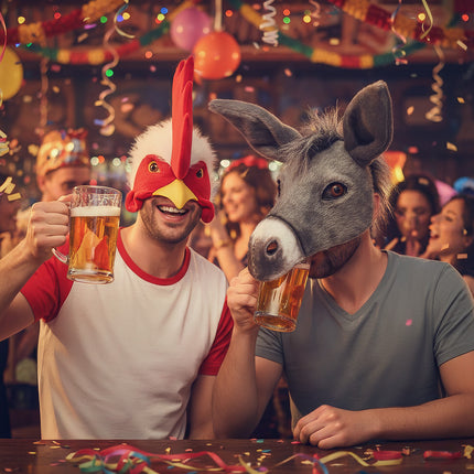 Boland Pluchen masker Haan