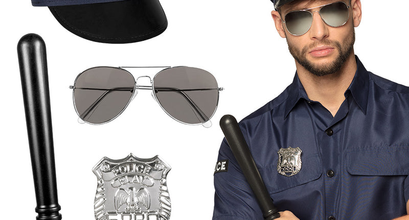 Boland Politie accessoires verkleed set