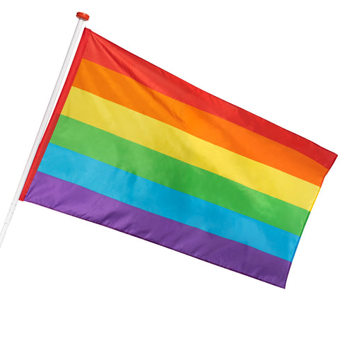 Boland Polyester vlag Regenboog