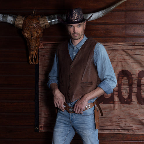 Boland Polyester vlag Wild West 'Saloon'