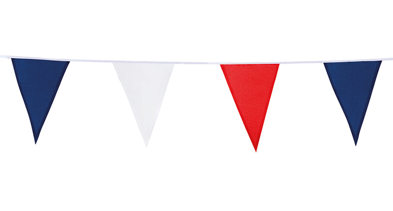 Boland Polyester vlaggenlijn rood/wit/blauw