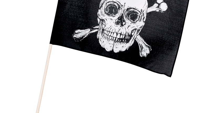 Boland Polyester zwaaivlag Piraten classic