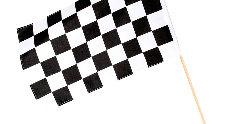 Boland Polyester zwaaivlag Racing