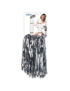 Boland Pompoms Metallic zilver