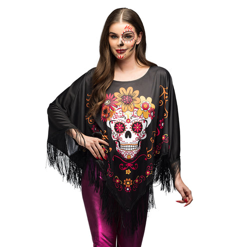 Boland Poncho Catrina Day of the death
