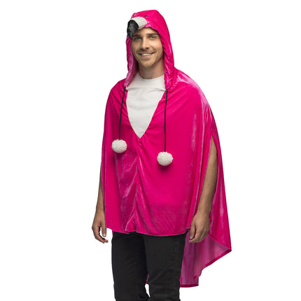 Boland Poncho Flamingo