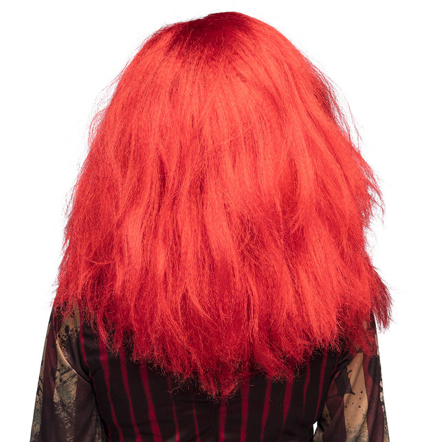 Boland Pruik Clownette rood