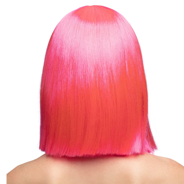 Boland Pruik Dance neon roze