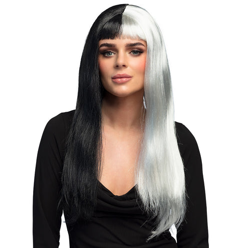 Boland Pruik Evil temptress zwart wit