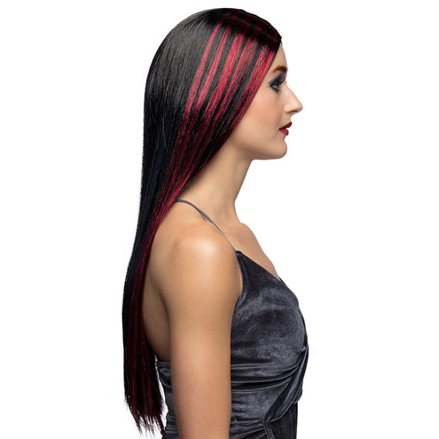 Boland Pruik Heks Iona zwart rood