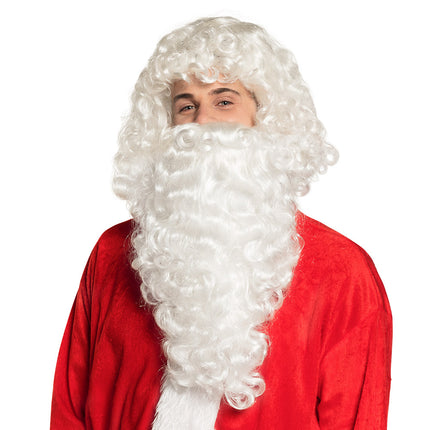 Boland Pruik Kerstman met lange baard
