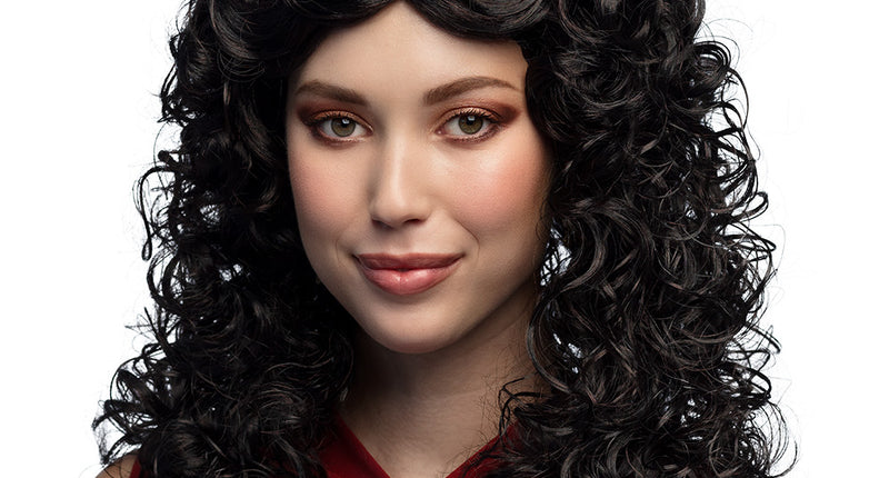 Boland Pruik Norah bruin/zwart