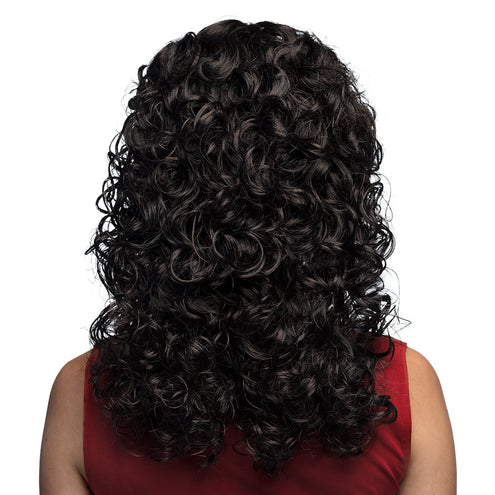 Boland Pruik Norah bruin/zwart