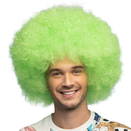 Boland Pruik Sugar afro neon groen