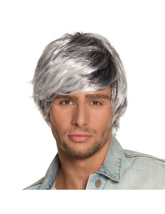 Boland Pruik Tyler zwart/wit