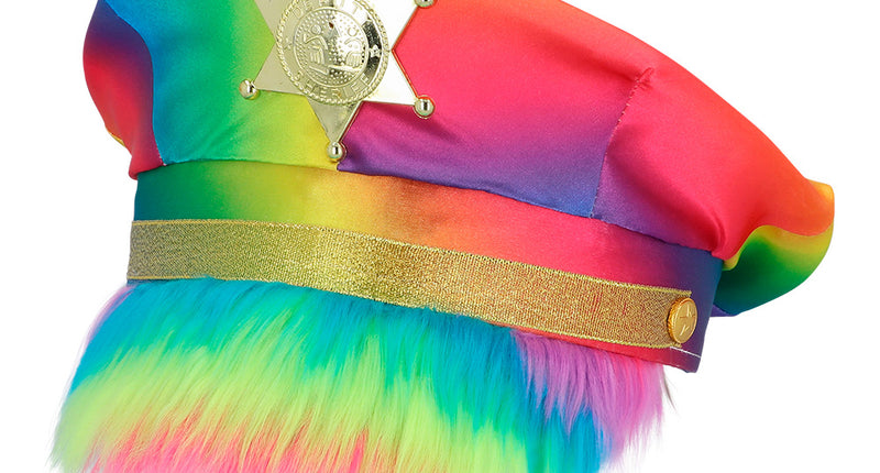 Boland Regenbooghoed met plushe