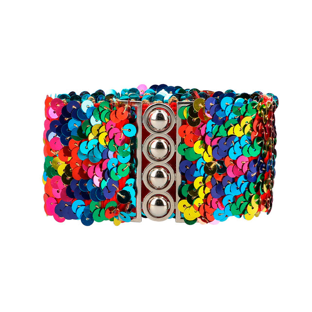 Boland Riem Pailletten regenboog