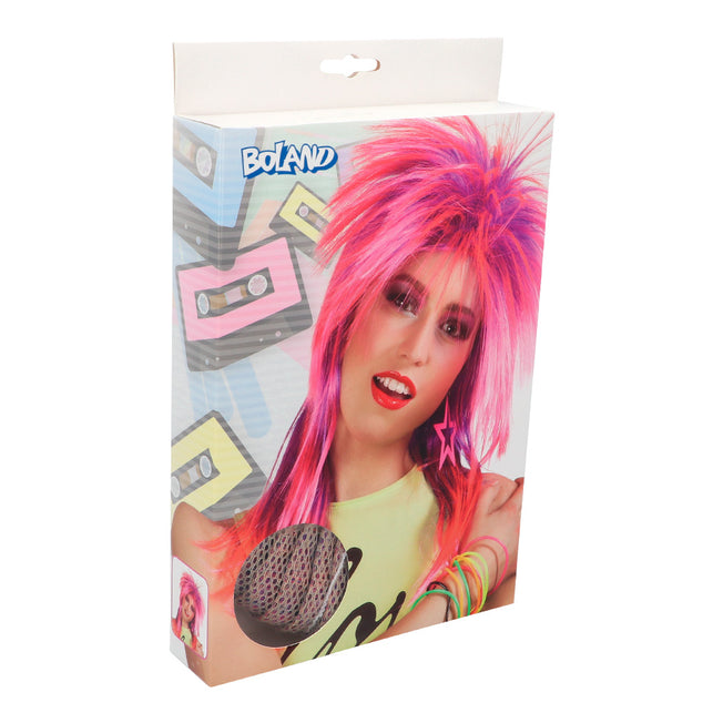 Boland Rock pruik Kimberley roze/paars