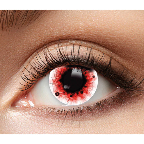 Boland Rode Halloween contactlenzen Blood splatter (3 maanden)