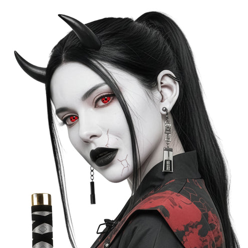 Boland Rode Halloween contactlenzen Cursed demon (3 maanden)
