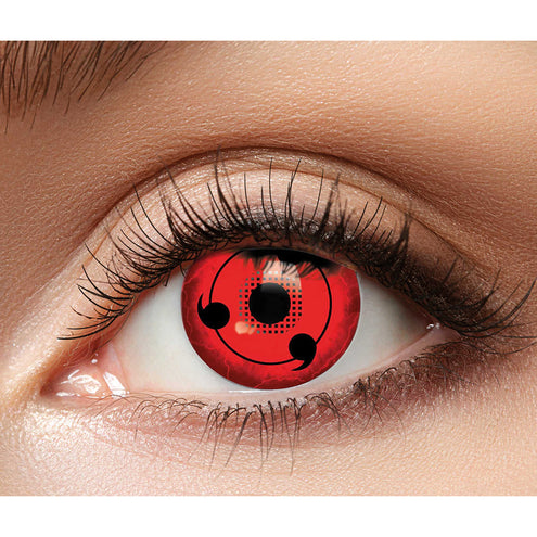Boland Rode Halloween contactlenzen Cursed demon (3 maanden)
