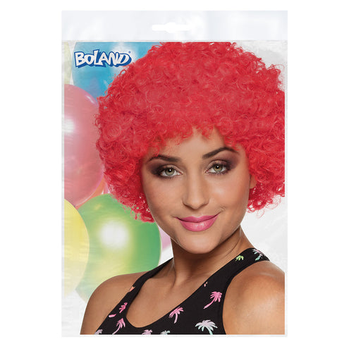 Boland Rode krul pruik Pop