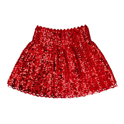 Boland Rood pailletten minirokje Sequins dames (M/L)