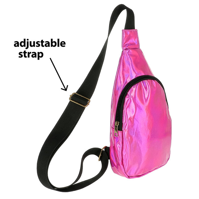 Boland Roze crossbody tas Holo (holografisch)