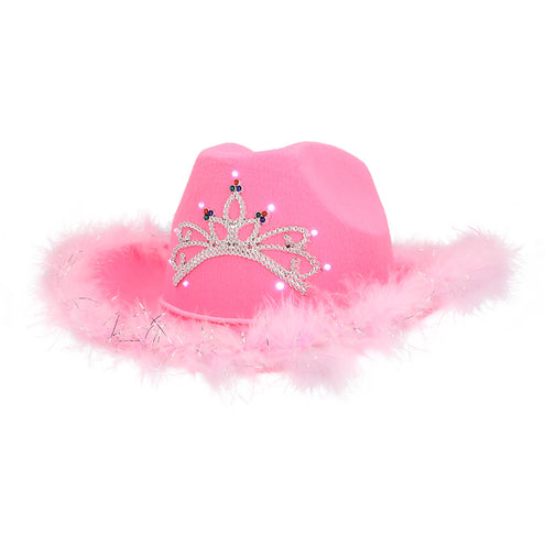 Boland Roze LED hoed Blush bandit (met verlichting)