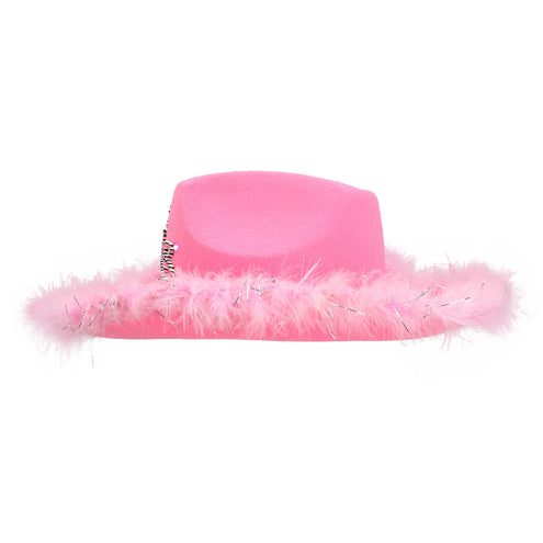 Boland Roze LED hoed Blush bandit (met verlichting)