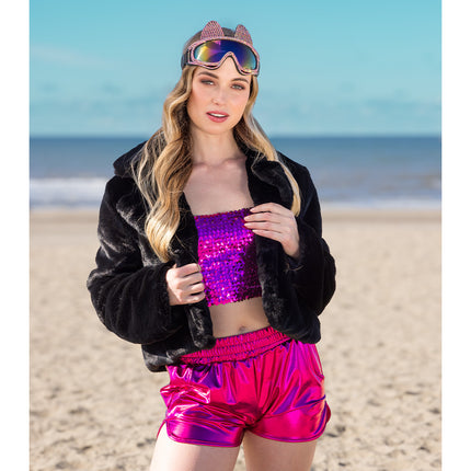 Boland Roze party skibril Glam cat (apres-ski)