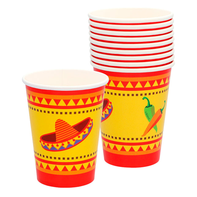 Boland Set 10 papieren bekertjes Mexico