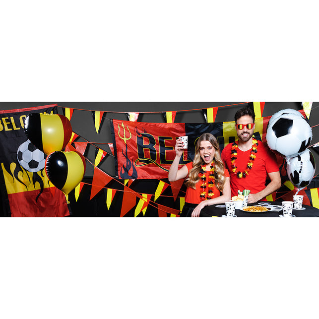Boland Set 10 papieren bekertjes Voetbal