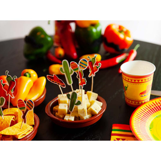 Boland Set 10 papieren bordjes Mexico