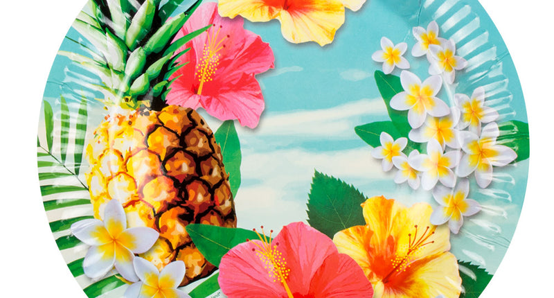 Boland Set 10 papieren bordjes Paradise