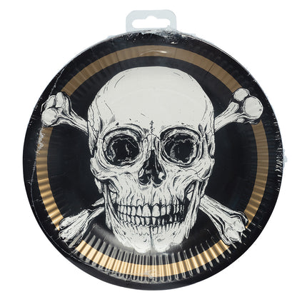 Boland Set 10 papieren bordjes Piraten