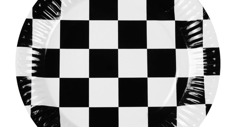 Boland Set 10 papieren bordjes Racing