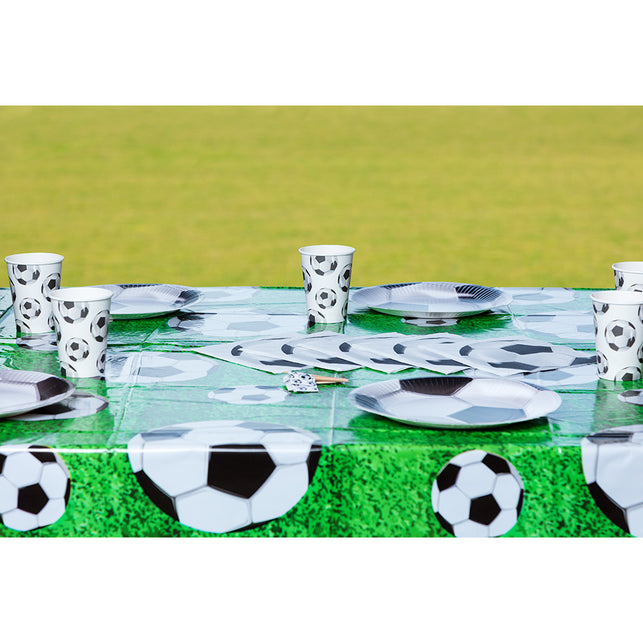 Boland Set 10 papieren bordjes Voetbal