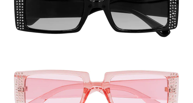 Boland Set 2 partybrillen Escape zwart/roze