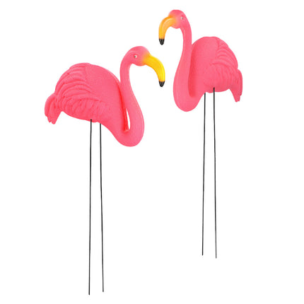 Boland Set 2 tuindecoraties Flamingo