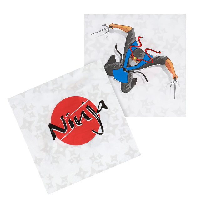 Boland Set 20 papieren servetten 'Ninja'
